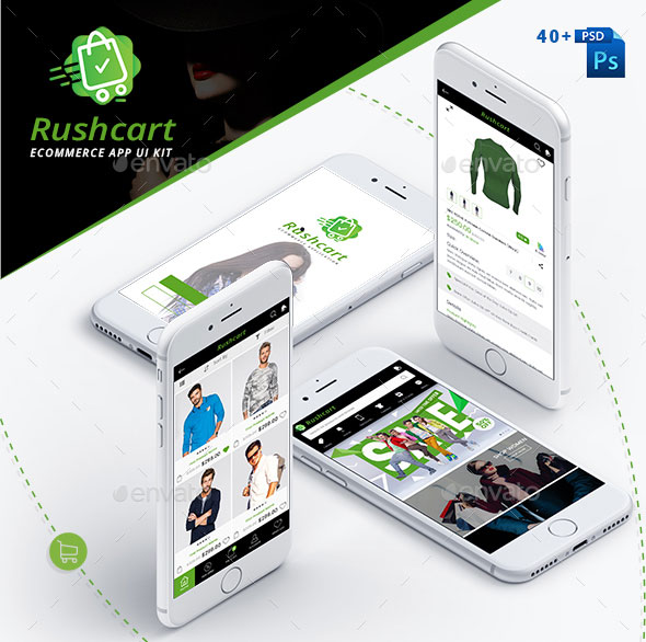 RushCart - Kit UI Aplikasi E-niaga Serbaguna