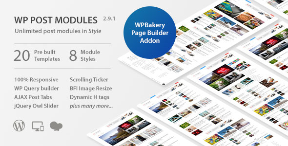 Moduli WP Post per layout di giornali e riviste