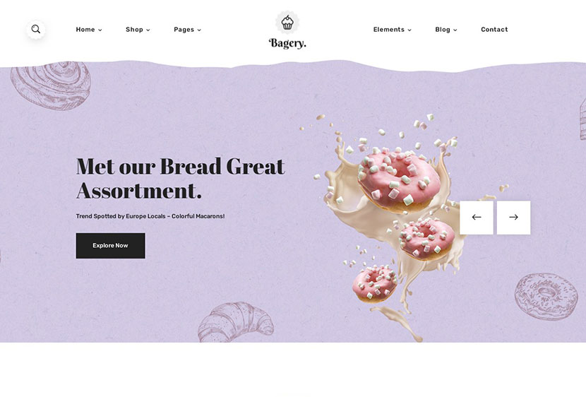 Bagery - Dondurma Dükkanı WordPress Teması