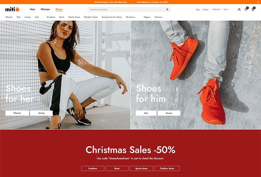Miti - Elementor 時尚 WooCommerce 主題