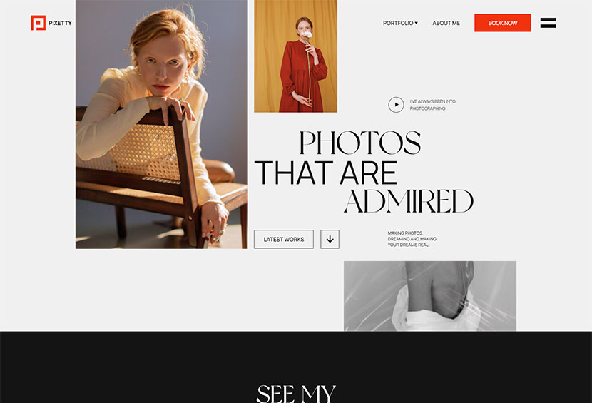 Pixetty - Tema Rezervării Fotografului