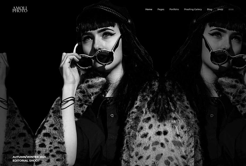 Amoli - Tema de fotografia de moda