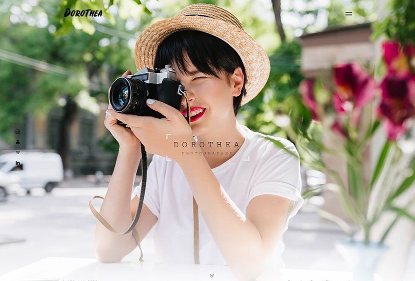 Доротея — тема WordPress для портфолио фотографии