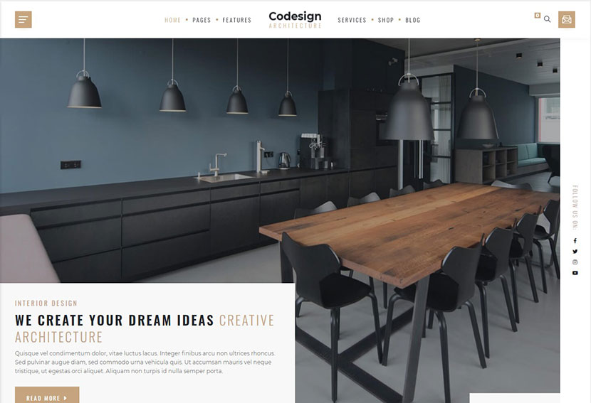 CoDesign Architect & Interior WordPress Theme