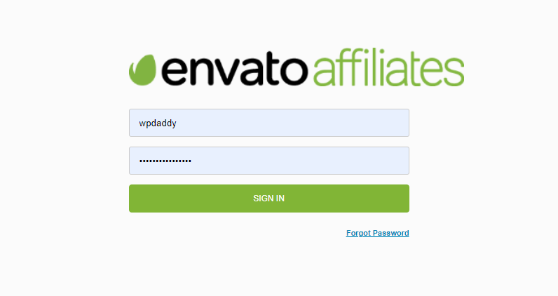 accesso affiliati envato