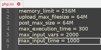 Cómo aumentar el límite de memoria de WordPress y cargar el tamaño máximo 17 Increase Max Input Time - PHP INI