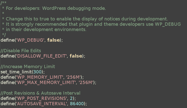 Cómo aumentar el límite de memoria de WordPress y cargar el tamaño máximo 19 WP System Status - Adjusting WP-CONFIG