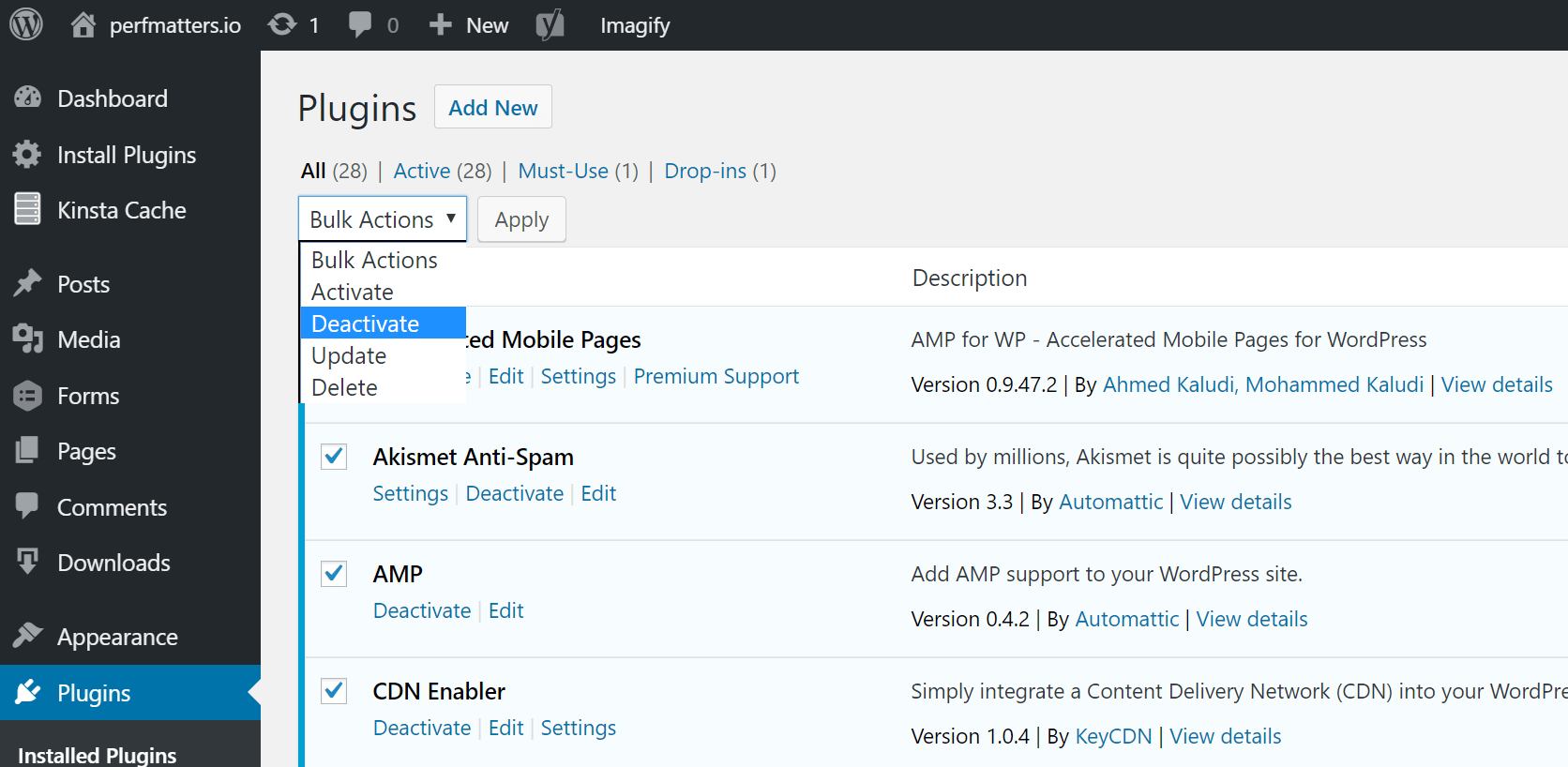 Come correggere 500 errori interni del server 5 Plugin Deactivation Example
