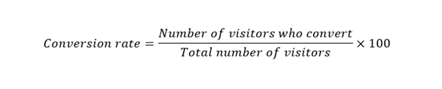 궁극적인 전환율 최적화 가이드(2022) 3 conversion rate formula