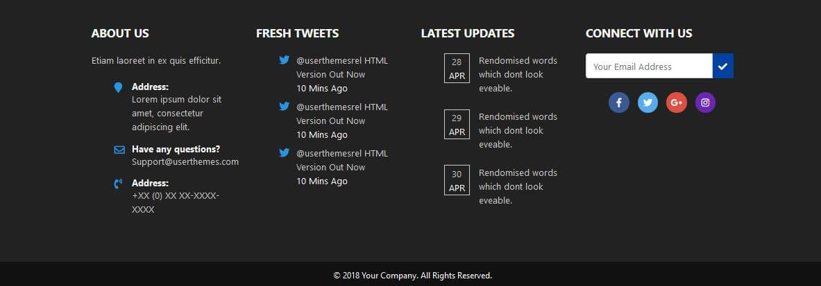 WordPress (2022) 3에서 바닥글을 변경하는 방법 wordpress footer example