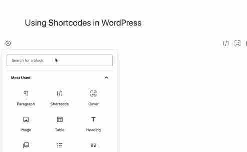 Come creare un forum in WordPress (2022) 4 adding shortcode wordpress example