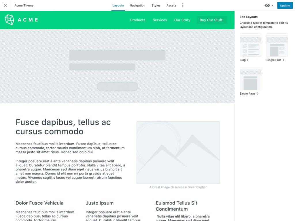 Neuer WordPress-Customizer
