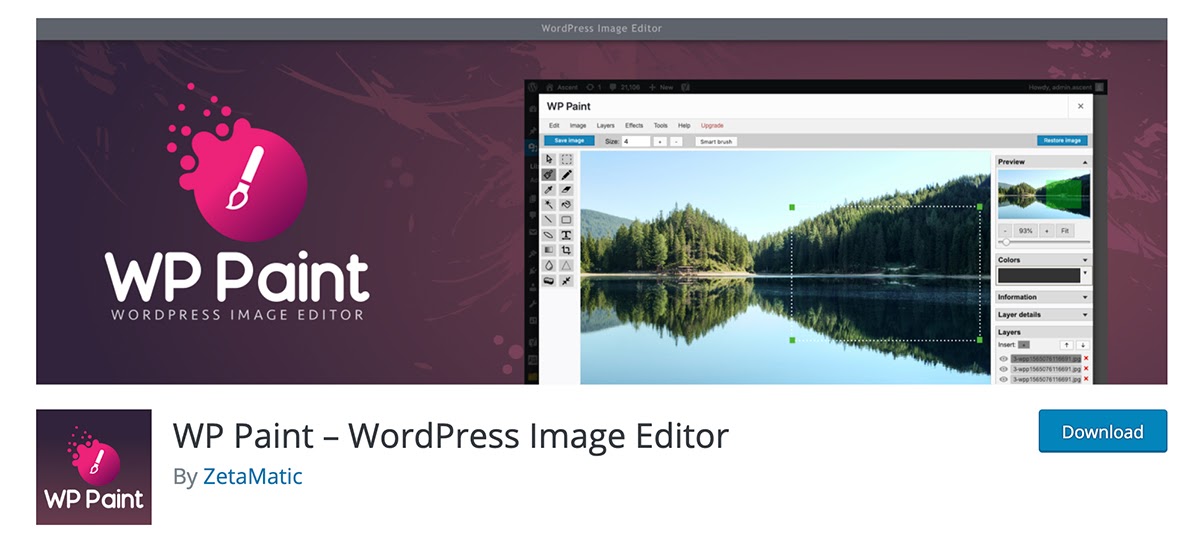 WP Paint - Editor di immagini di WordPress