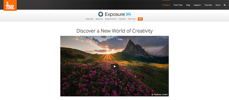 Software di fotoritocco per l'esposizione della pelle aliena