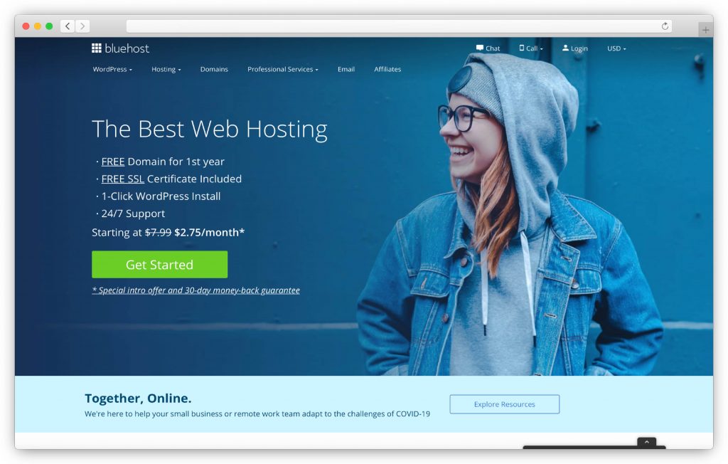 bluehost-網絡託管