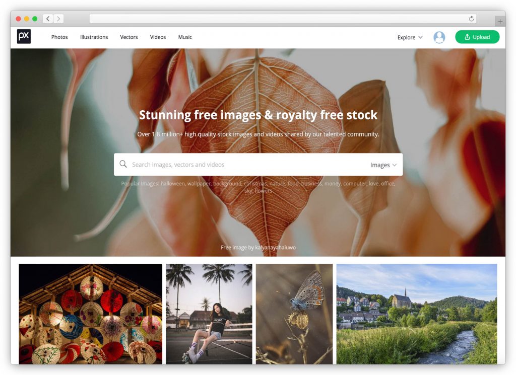 Pixabay - Stock-Foto-Website