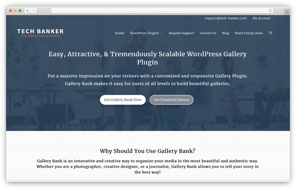 Gallery Bank-Schnittstelle - WP-Galerie-Plugin