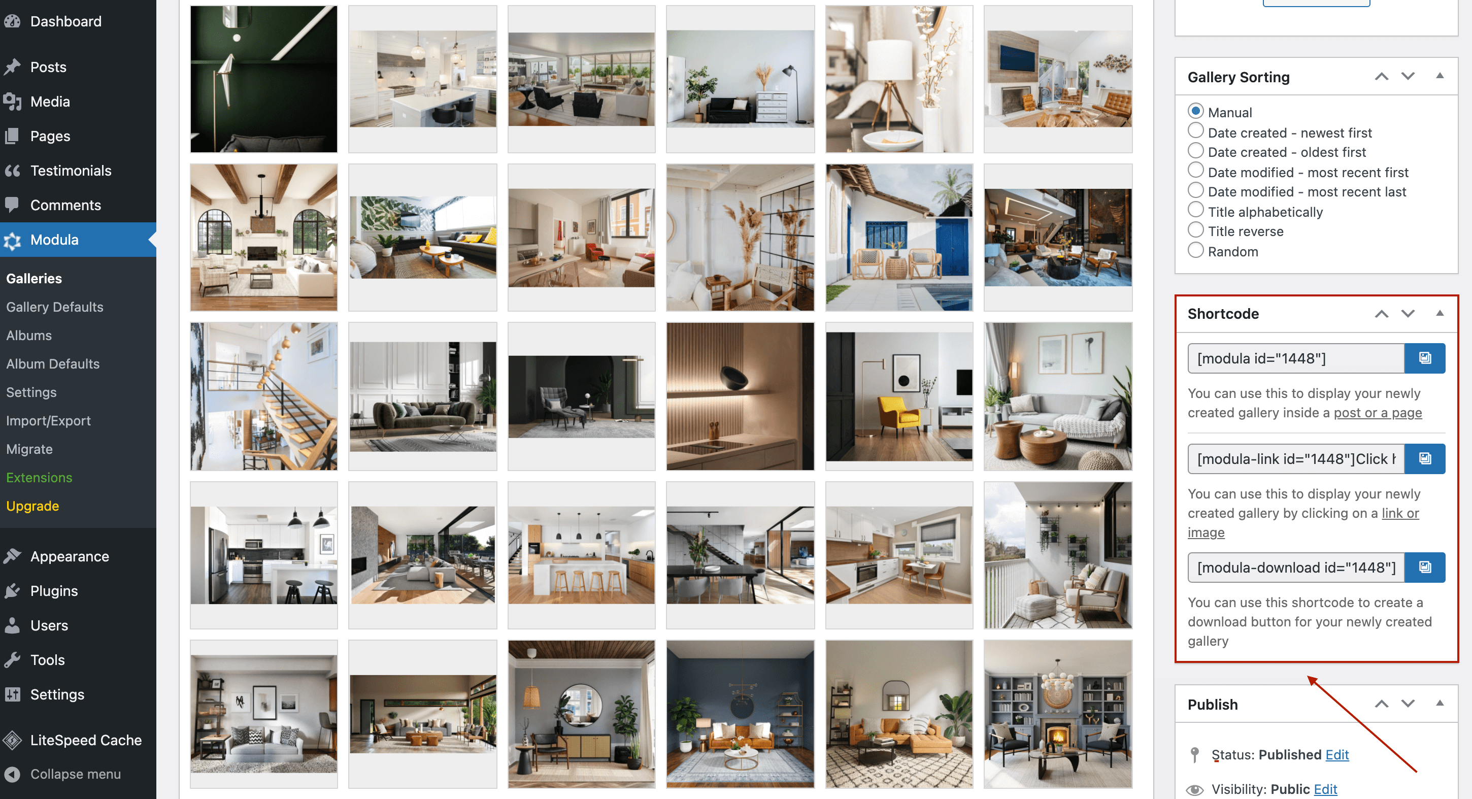 Galerie Shortcode
