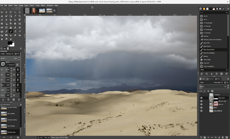GIMP كبديل فوتوشوب مجاني