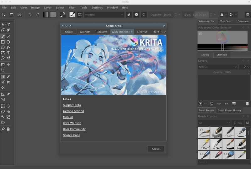 Krita هو بديل فوتوشوب مجاني وصاعد