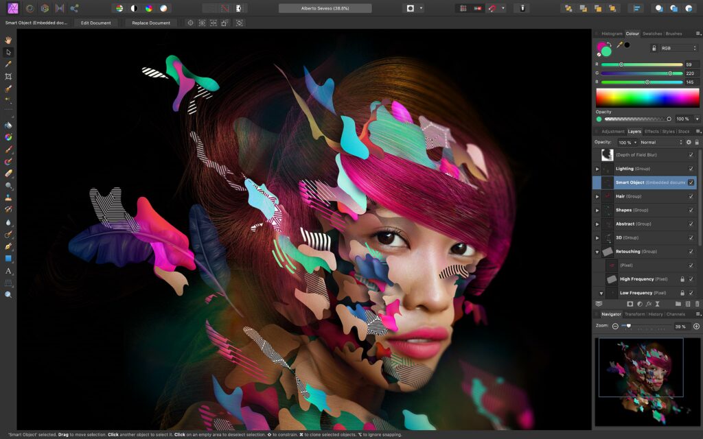 برنامج Photoshop البديل Affinity Photo