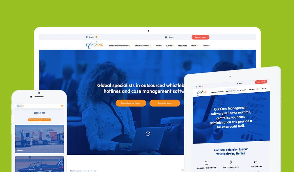 WordPress 사례 연구 Expolink