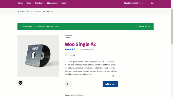 Upsell con 1 clic in WooCommerce