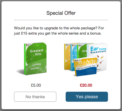 Offerte di upsell