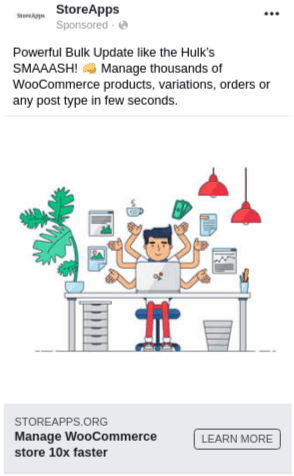 Publicité Facebook Smart Manager