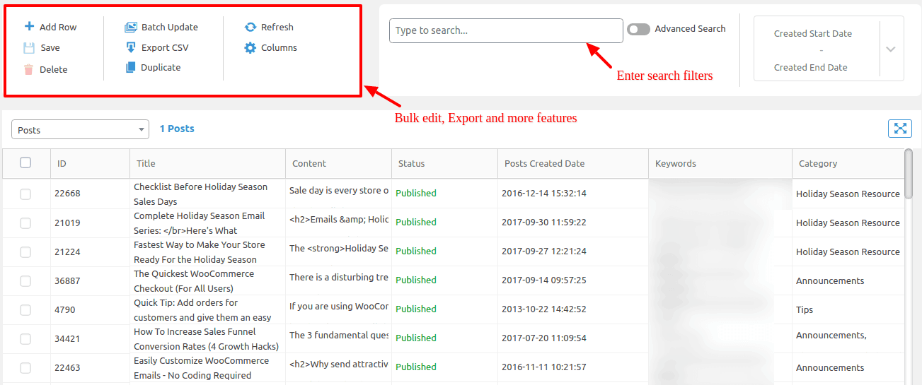 تحرير جماعي لمشاركات WordPress باستخدام Smart Manager