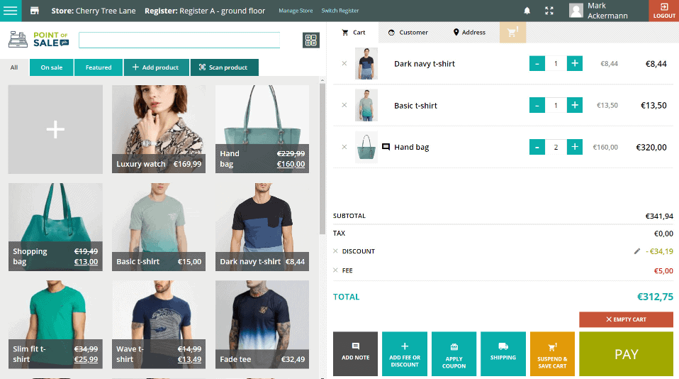 Точка продажи YITH WooCommerce
