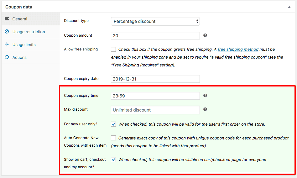 Differenza tra coupon WooCommerce standard e coupon WooCommerce Smart