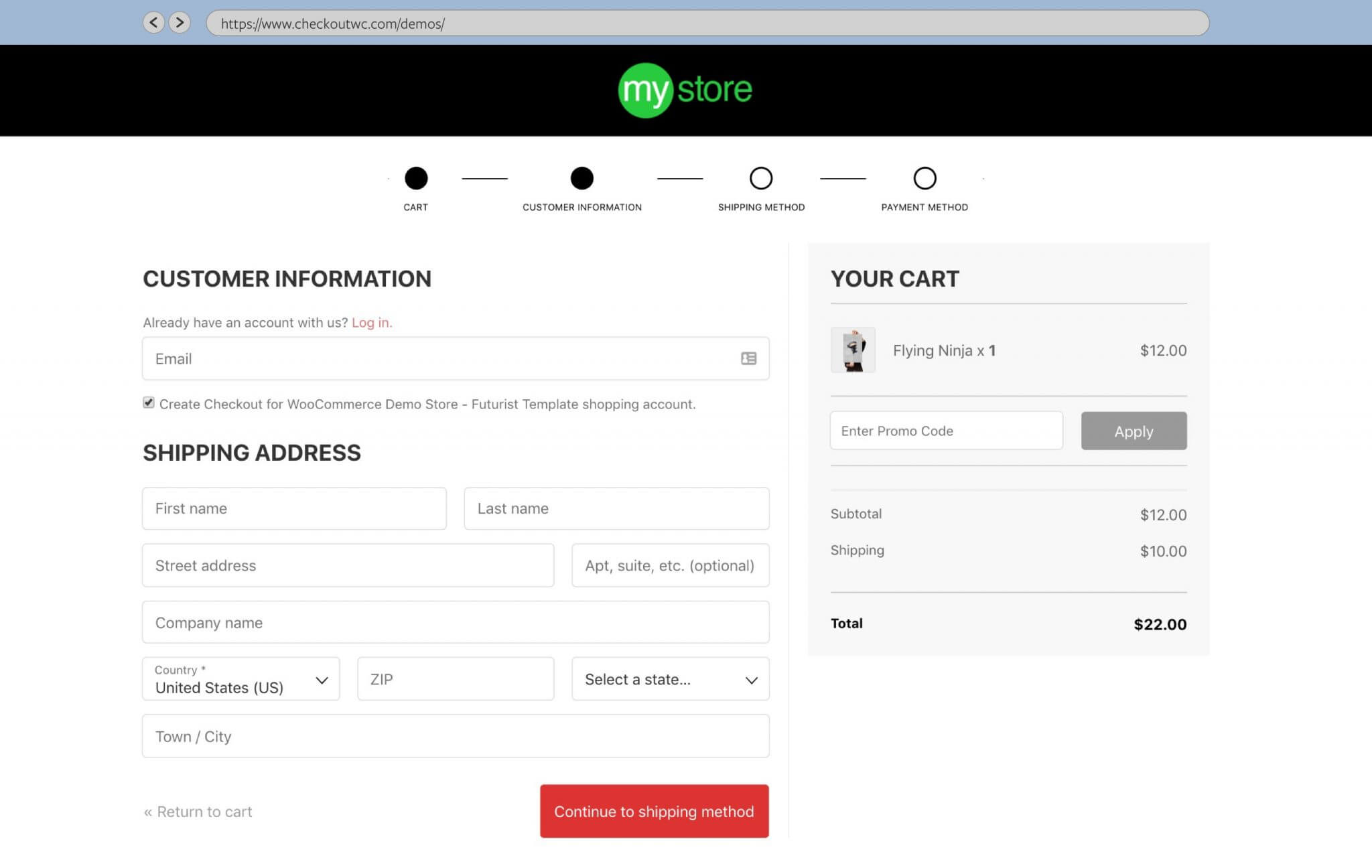 WooCommerce マルチステップ チェックアウト CheckoutWC ページ