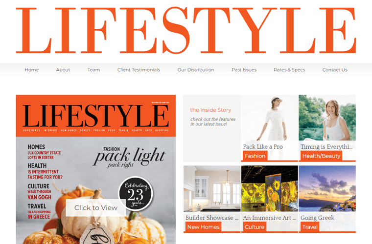 Magazine en ligne sur le style de vie