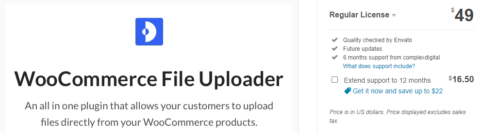 Complemento de carga de archivos WooCommerce Ajax