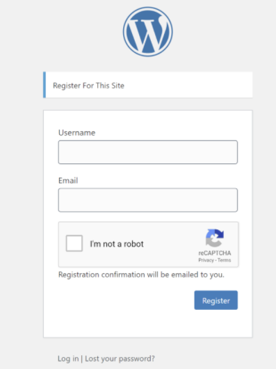 Mate o spam de registro do WordPress com reCAPTCHA