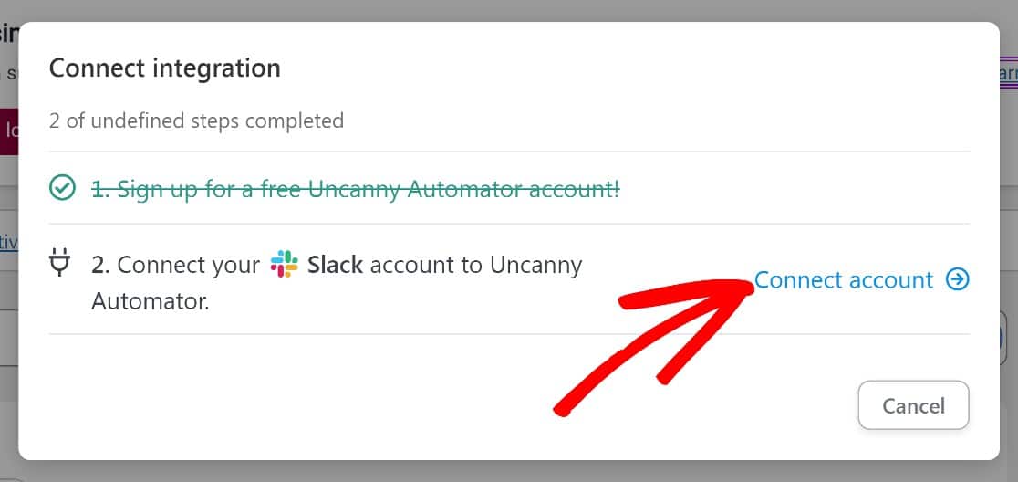 เชื่อมต่อบัญชี Slack กับ UA