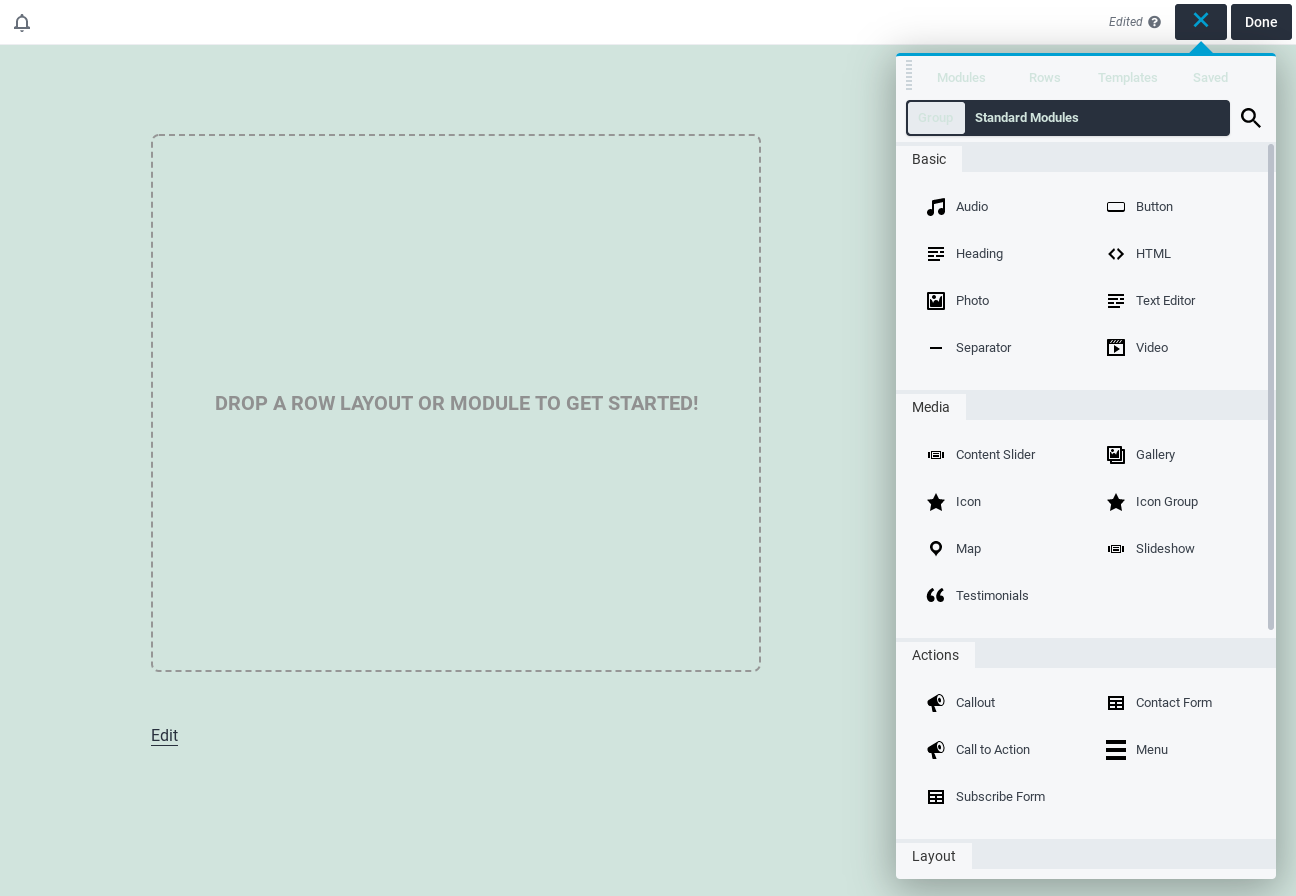 Éditeur de pages de Beaver Builder