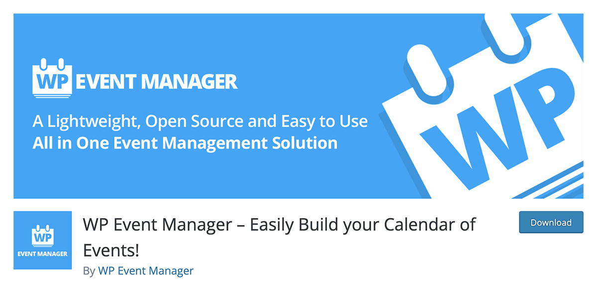 Plugin acara WP Event Manager WordPress