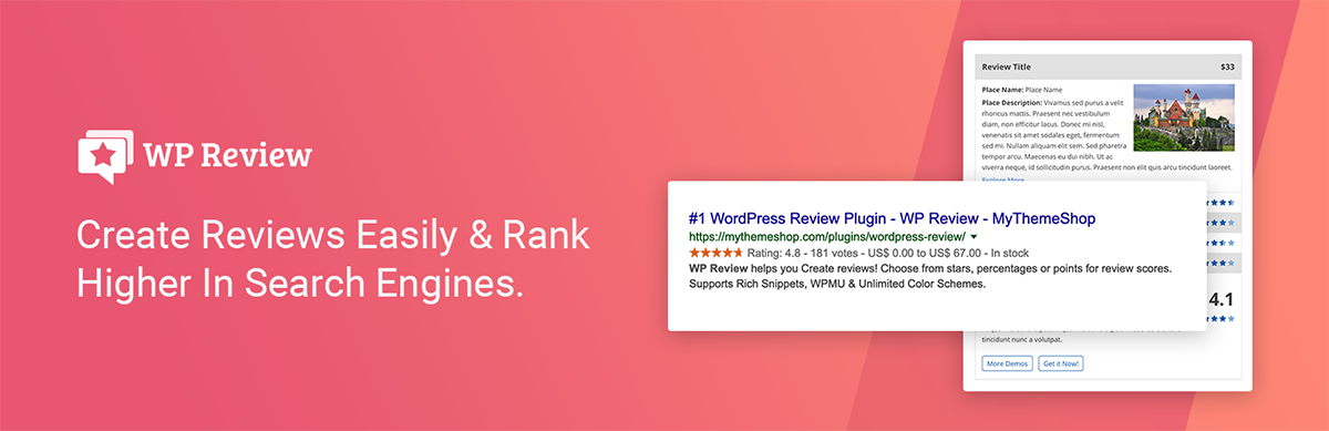WP Review البرنامج المساعد لمراجعة WordPress