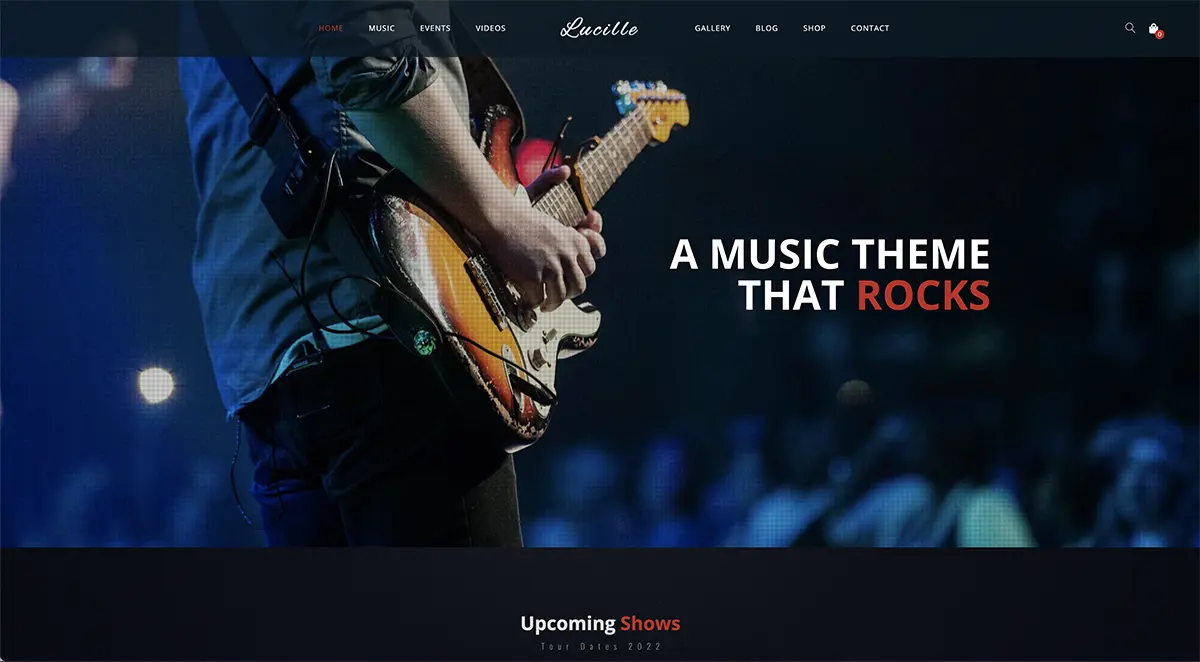 音樂家的 WordPress 主題