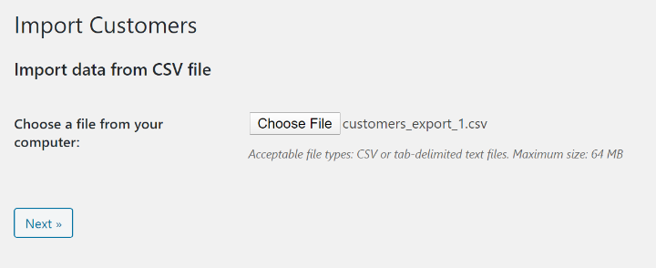 unggah file csv