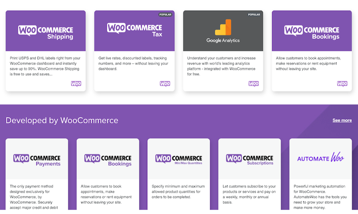 Estensioni WooCommerce