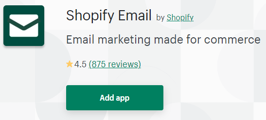 Shopify e-mail