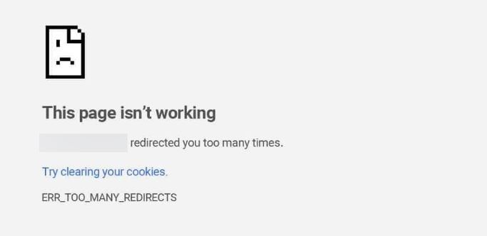 Fehler zu viele Weiterleitungen in WordPress