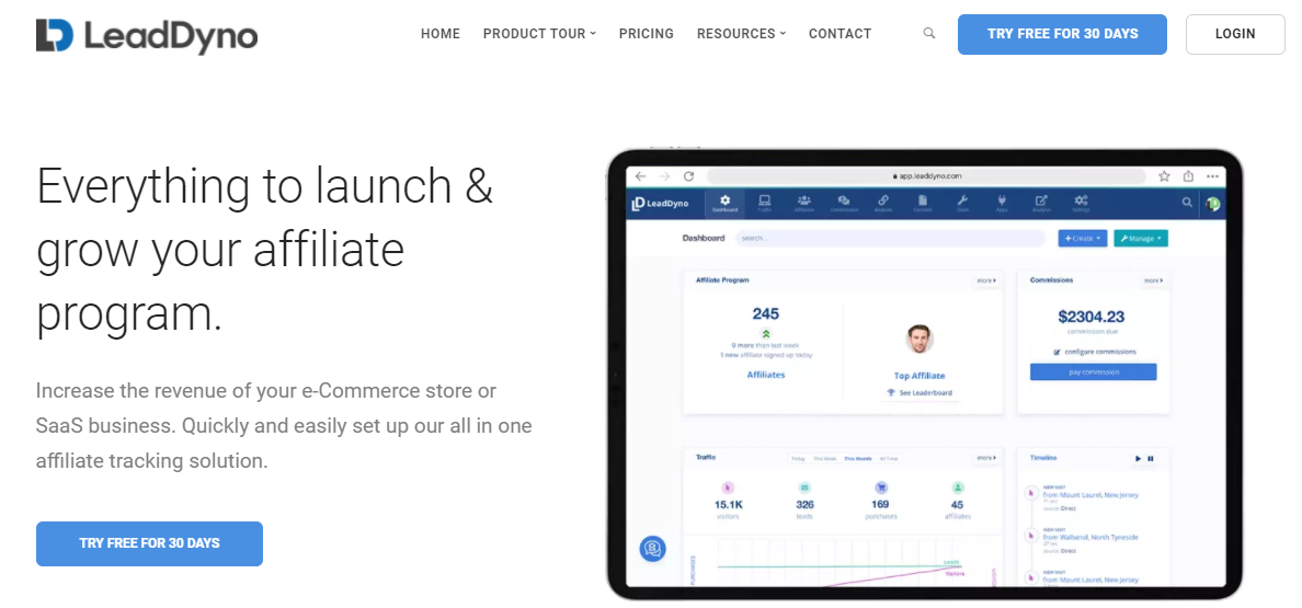 programme d'affiliation shopify