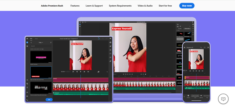 Adobe rush untuk membuat dan mengedit konten instagram