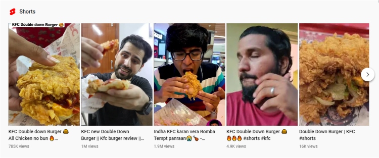 Campanha de marketing de influenciadores do KFC