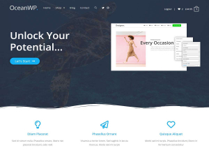 OceanWP cea mai bună temă de dezvoltare a site-ului wordpress
