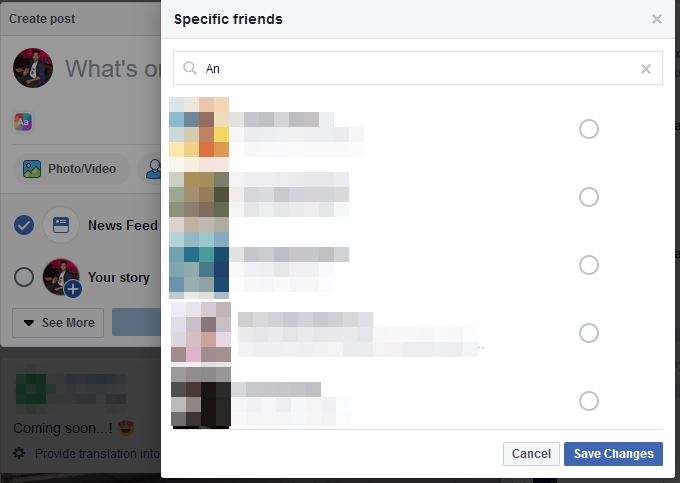 Consejo de privacidad de Facebook 3.2